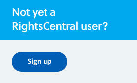 Not yet a RightsCentral user? Sign up