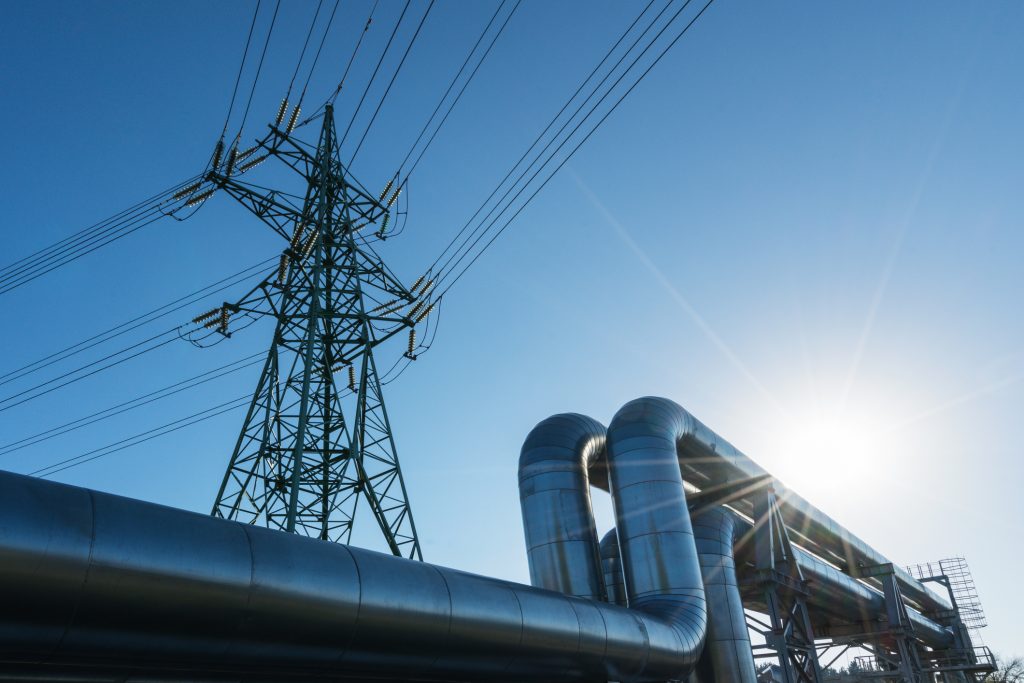 gas utilities and electric line