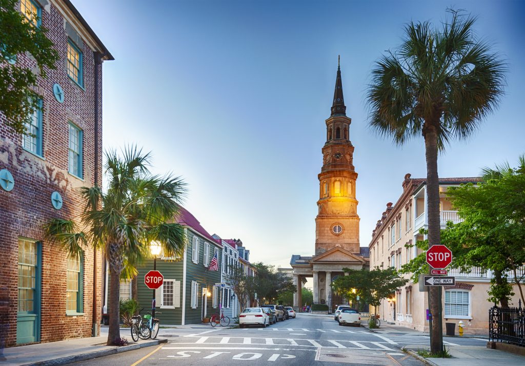 Charleston, South Carolina In The Evening