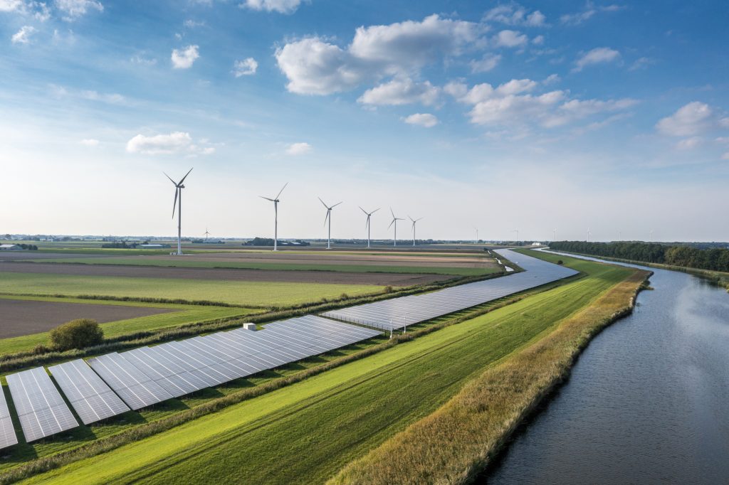 windmills showing sustainable energy