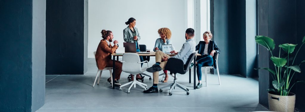 group of Businesspeople having a meeting