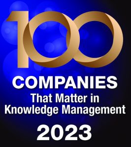 100 Companies that matter in knowledge management 2023
