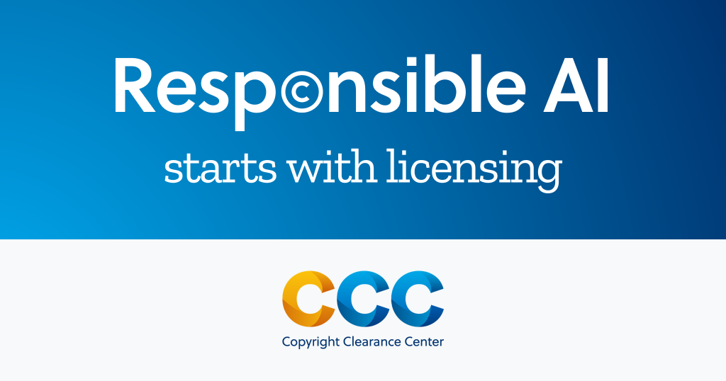 responsible AI starts with licensing at CCC