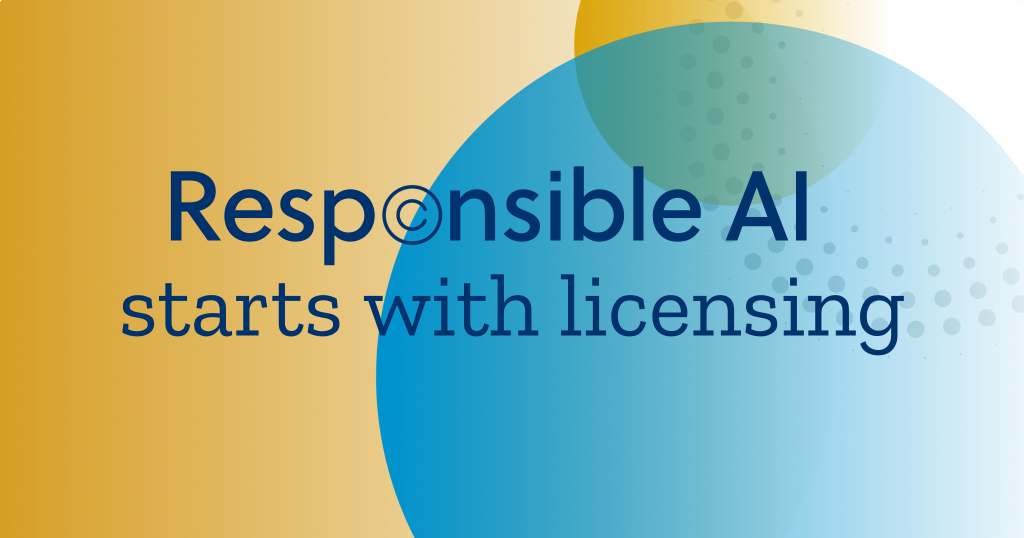 responsible AI starts with licensing at CCC