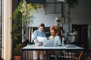 scholarly communications work at desk
