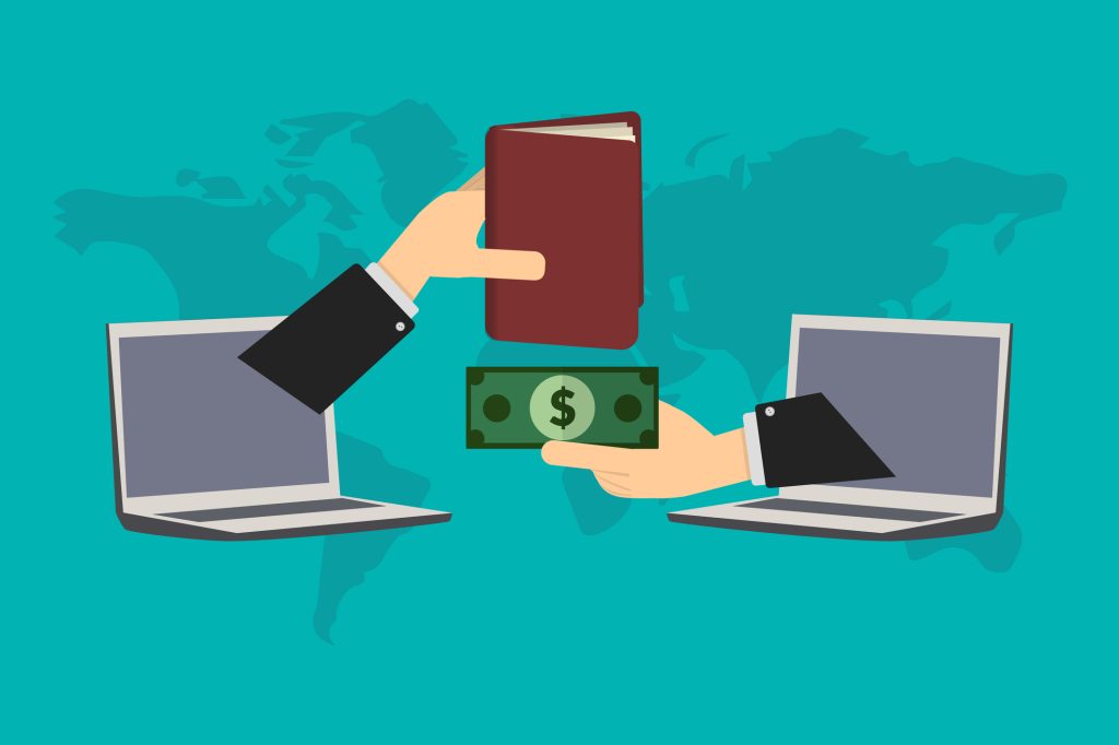 payment being completed online